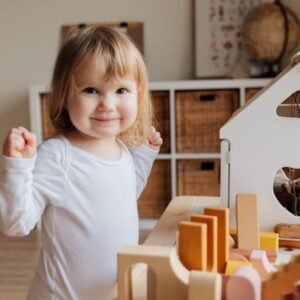 Wandklok kinderkamer 25cm educatief leren kloklezen